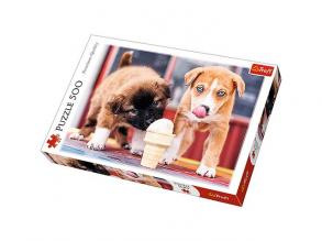 Eiscreme-Welpen 500pcs Premium Puzzle - Trefl