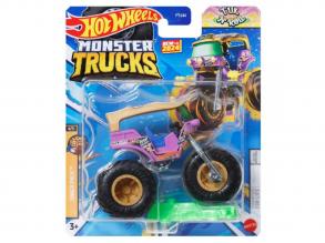 Hot Wheels Monster Trucks: Truck N Roll Monstertruck 1/64 - Mattel