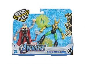 Avengers Bend and Flex Thor vs Loki Figurenset - Hasbro