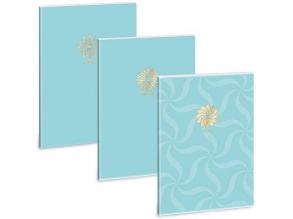 Ars Una: Soft Touch Turquoise Spring extra geheftetes Notizbuch A/4