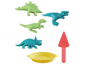 Dinosaurier-Sandkasten-Set mit Sieb