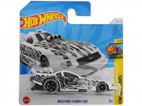 Hot Wheels: Mustang Funny Car weiß 1/64 - Mattel