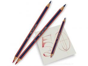 Faber-Castell: Postairon rot-blau 2-teiliges Set