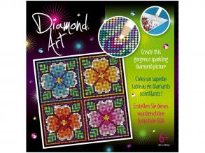 Diamant-Stickerei-Puzzle-Set - Blume