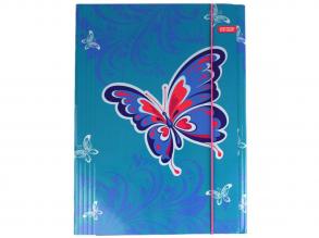 Spirit: Blauer Schmetterling Gummifolder A/4