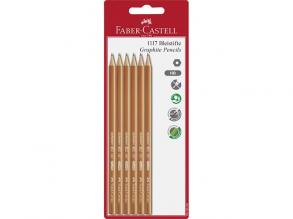 Faber-Castell: HB Bleistift 6er Set mit Graphit