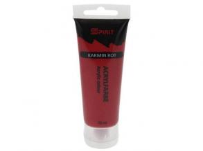 Spiritus: karminrote Acrylfarbe 75ml