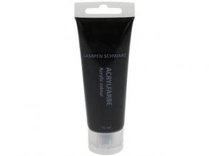 Spiritus: schwarze Acrylfarbe 75ml