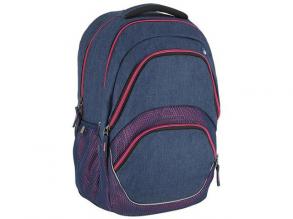 Spirit: Freedom blau und rosa abgerundete Schultasche, Rucksack