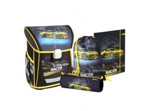 Spirit: Racer 4tlg. Cooles ergonomisches Schulranzen-Set