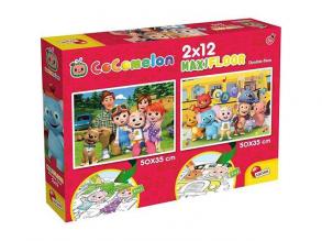 Cocomelon Maxi-Puzzle 2x12-teiliges Set - Let's walk!