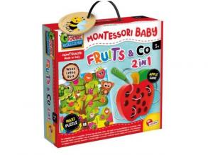 Montessori Baby: 2 in 1 Weidenspielzeug und Formenpuzzle