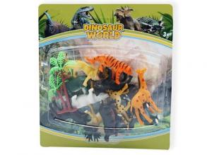 Dino World: Wilde Tiere Figurenset