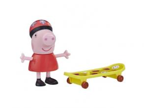 Peppa Pig: Peppa Pig mit Helm und Skateboard Figurenset - Hasbro