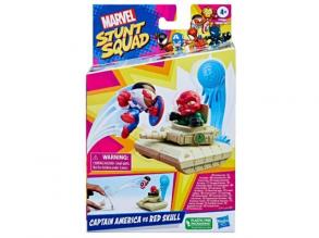 Marvel Stunt Squad: Captain America vs. Red Skull Launcher Set - Hasbro