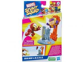 Marvel Stunt Squad: Iron Man vs. M.O.D.O.K. Launcher Set - Hasbro