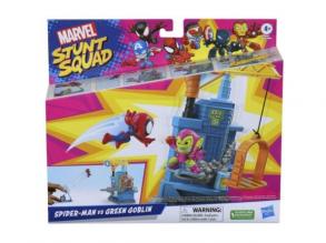 Marvel Stunt Squad: Spider-Man vs. Green Goblin Shooter Set - Hasbro