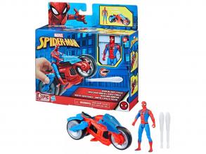 Marvel: Spider-Man - Web Blast Cycle mit Spider-Man Motorradfigur - Hasbro