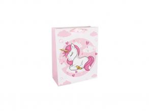 Geschenktüten - mini rosa und weißes Einhorn