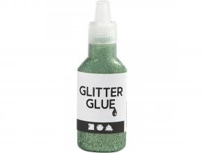 Glitzerkleber Grün, 25ml