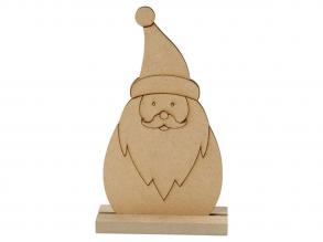 Weihnachtsfigur aus Holz Weihnachtsmann