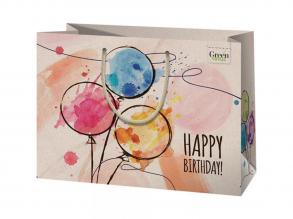 Cardex: "Happy Birthday!" Premium große umweltfreundliche Geschenktüte 26x13x33cm