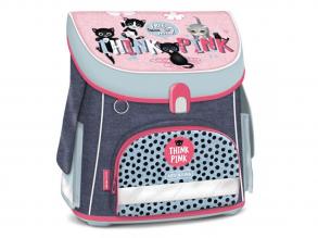 Ars Una: Think Pink kompakte magnetische Schultasche, Rucksack 33x41x24 cm