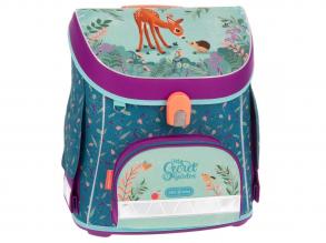 Ars Una: My Secret Garden magnetische kompakte ergonomische Schultasche, Rucksack 33x41x24cm