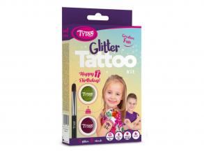 TyToo Alles Gute zum Geburtstag Blume Tattoo-Set