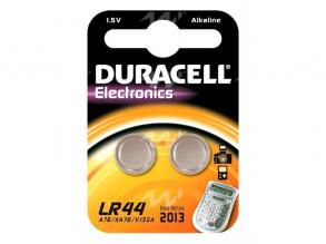 Duracell LR44-Knopfzellenbatterie, Satz mit 2 Stück