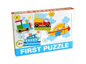 Baby-Puzzle mit Rädern - D-Toys