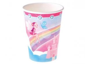 Prinzessin Pappbecher 8 Stück - 250 ml