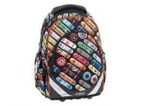 Ars Una: Rollin Mania Skateboard anatomische M Schultasche, Rucksack