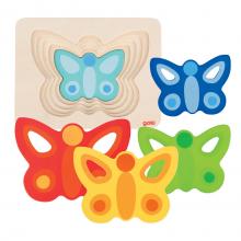 Schmetterling Puzzle, Schichten 5 Schichten