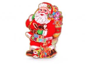 3D-Weihnachtsmann-Muster/24x36cm 2pcs Karton Dekoration