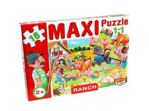 Maxi-Puzzle mit Haustieren - D-Toys