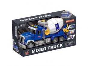 ToyStar Mischwagen blau mit Licht- und Soundeffekten 41cm