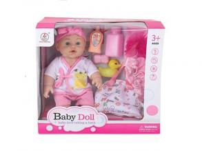 Baby Dolls neugeborene Puppe mit Badeset, zwei Versionen