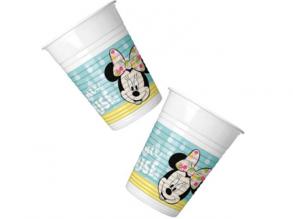 Minnie Mouse Plastikbecher grün 200ml 8Stk