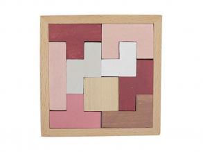 Tangram- und Tetris-Bauspiel rosa, Tetris-Formen