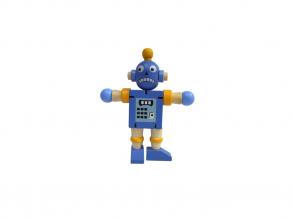 Flexibler Roboter in Blau