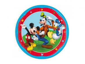 Mickey Rock the House Pappteller - 23 cm, 8 Stück / Packung