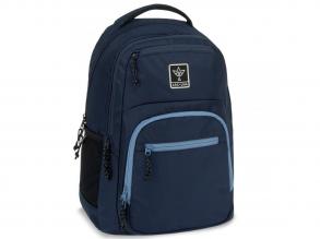 Ars Una: Navy marineblau AU-5 Schultasche, Rucksack 33x49x23cm