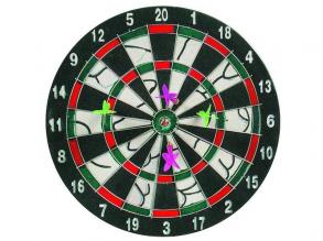 Dartscheibe mit 4 Pfeilen - 28 cm