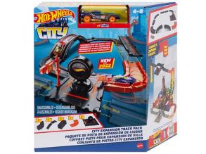 Hot Wheels City Schienen-Set mit kleinem Auto - Mattel