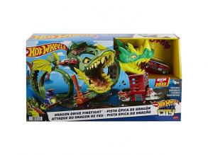 Hot Wheels: Drachen-Schleifenbahn-Set - Mattel