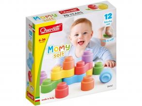 Quercetti: Momy Soft 12-teiliges Set aus weichen Bausteinen