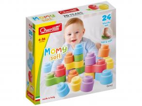 Quercetti: Momy Soft 24-teiliges Set aus weichen Bausteinen