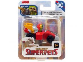 Fisher-Price: League of Super Pets Merton und sein Fahrzeug - Mattel