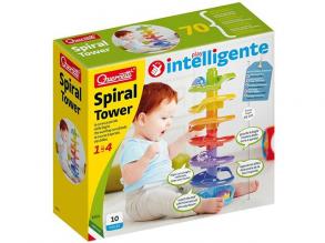 Quercetti: Spiral Tower Kugelbahn 10er Set